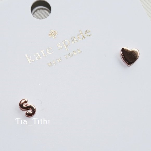 Kate Spade Initial S Stud Earrings - Picture 2 of 3